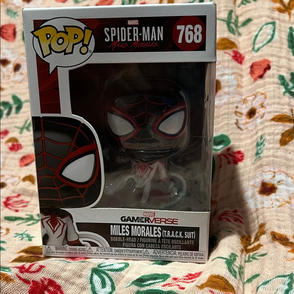 Funko Pop! Spider-Man Miles Morales (T.R.A.C.K. Suit) Figure
